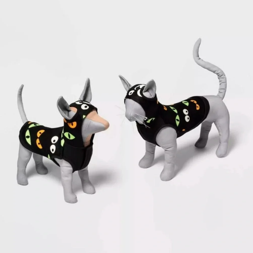 Hyde & EEK! Boutique Glowing Eyes Hoodie Dog or Cat Costume